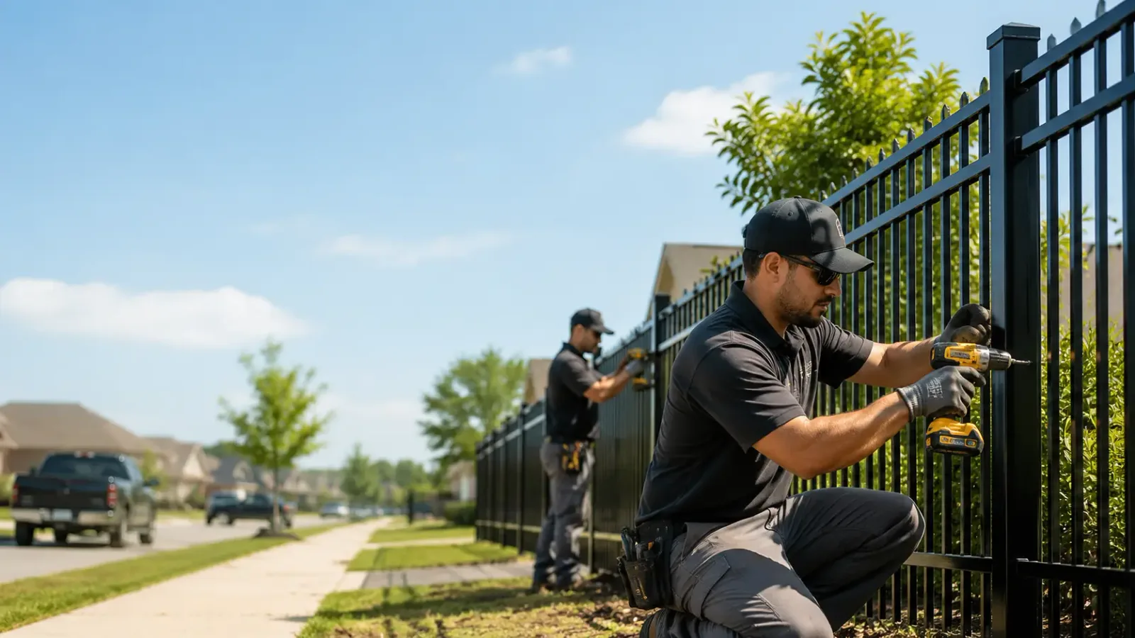 Metal Fence Installation in Montgomery, IL